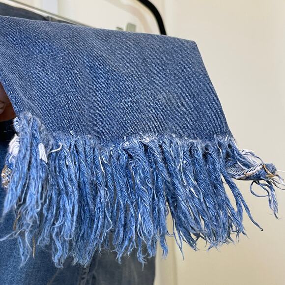 Free People Distressed Jeans - Women Size 29 - Blue - Picture 3 of 6